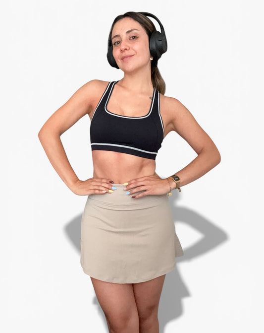 Falda/short Aurora cafe