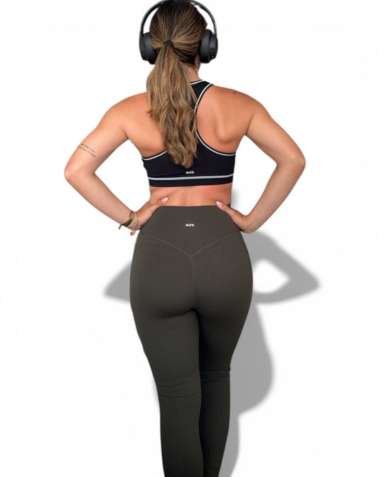 Calza acinturada Verde oliva