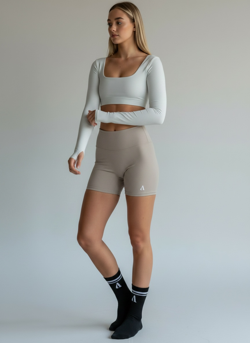 Short Magda Beige