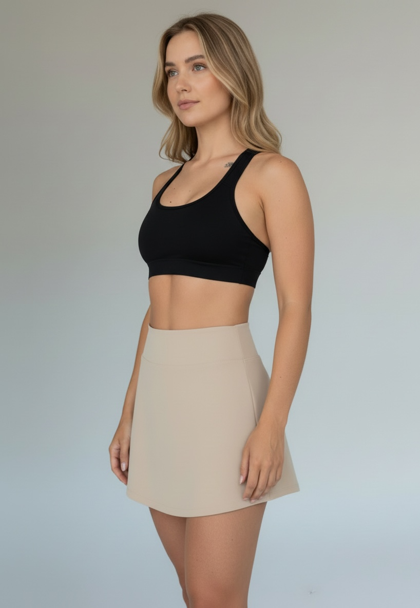 Falda/short Aurora cafe